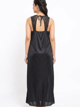 Satin Nightgown & Robe Set — Luxury 2-Piece Sleepwear